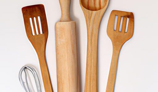 Wood Cooking Utensils Set